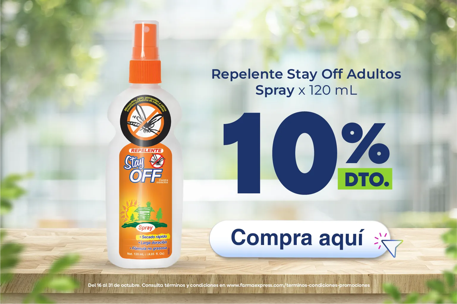 https://www.farmaexpress.com/stay%20off?_q=stay%20off&map=ft&order=OrderByBestDiscountDESC&utm_source=coopidrogas&utm_medium=banner&utm_campaign=stay_off